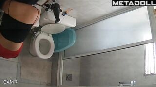 Silent cameras followed her private routines every day