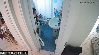 Her bathroom is periodically monitored by someone strange