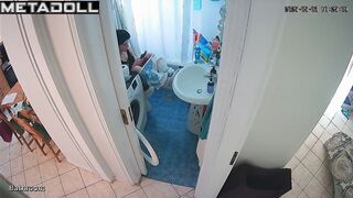 Her bathroom is periodically monitored by someone strange
