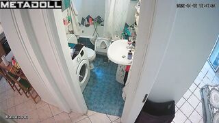 This is her way to relax after work - hidden camera
