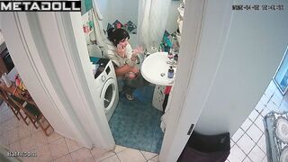 This is her way to relax after work - hidden camera