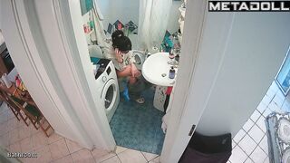 This is her way to relax after work - hidden camera