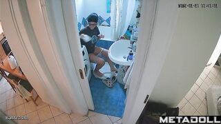 She likes to walk around the house in panties and t-shirt