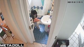 Voice messages sitting on the toilet - solo scenes