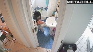 Voice messages sitting on the toilet - solo scenes