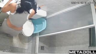 She likes to shower three times a day (pregnant babe)