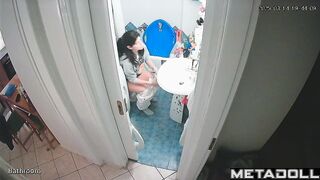 She did her daily activities and was captured on cam
