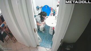She did her daily activities and was captured on cam