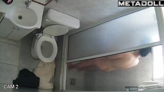 Her routine is under surveillance and pregnant babe has no idea