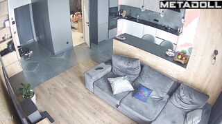Her morning routine is under surveillance and she has no idea