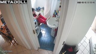Toilet is the place for peeing and chatting, solo video
