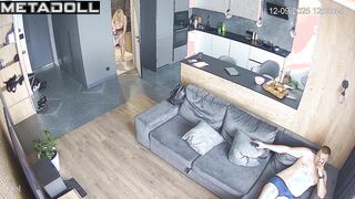 Someone is watching their routine every day - living room camera