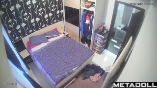 Someone is watching their morning sex sessions every day - spy camera
