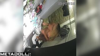Bathroom for her is the place for relax - spy camera