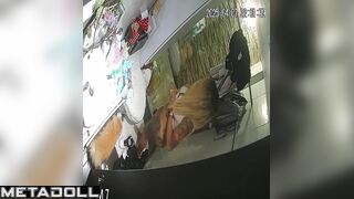 Bathroom for her is the place for relax - spy camera