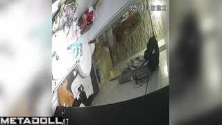 Bathroom for her is the place for relax - spy camera