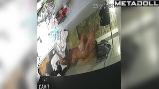 Bathroom for her is the place for relax - spy camera