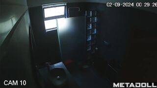 As always, blonde's sitting on the toilet and watching funny memes