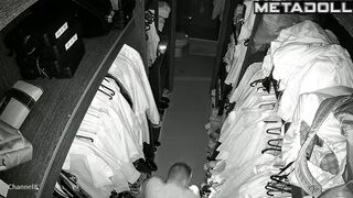 Passionate sex in the cozy dressing room, hot video