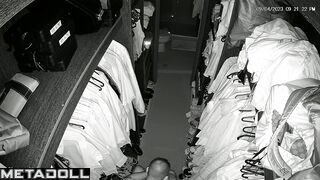 Passionate sex in the cozy dressing room, hot video