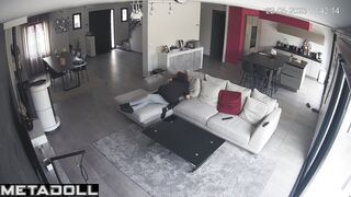 The best place for sex is the sofa, living room cam