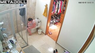 A tiny device watches her from the shower head, oops