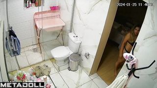 Ex-husband placed a spy device and watched her urinate