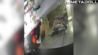 Someone placed a spy device and watched her urinate