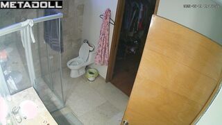A tiny spy device watches her every day (solo scenes)
