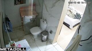Her toilet routine and nothing else - hot solo tape