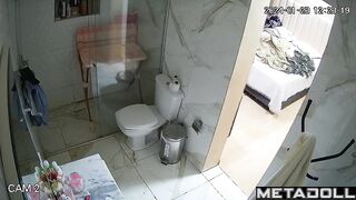 Her toilet routine and nothing else - hot solo tape