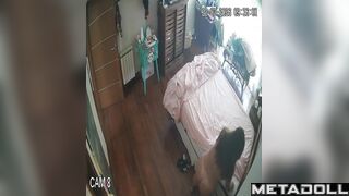 This is her home routine, but it is interesting to strangers