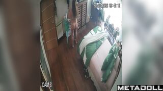This is her home routine, but it is interesting to strangers