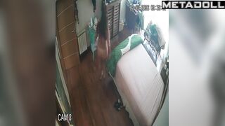 This is her home routine, but it is interesting to strangers