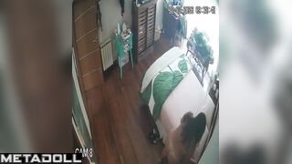 This is her home routine, but it is interesting to strangers