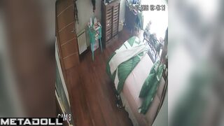 This is her home routine, but it is interesting to strangers