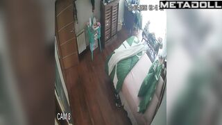 This is her home routine, but it is interesting to strangers