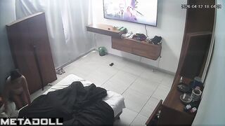 Babe walked around naked for a long time after sex