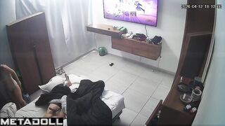 Babe walked around naked for a long time after sex