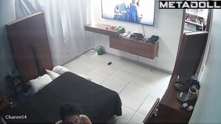 Babe walked around naked for a long time after sex