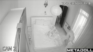 Someone installed a spy camera in their cozy bedroom