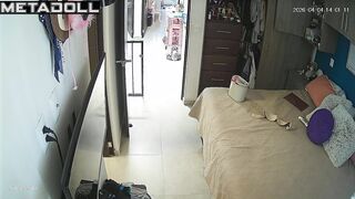She likes the way she looks today - hidden bedroom tape