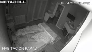 Small camera tracks their movements in the bedroom