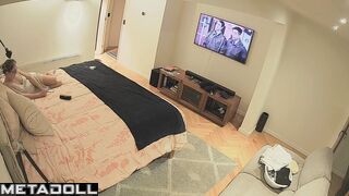 Spouses kissed for a long time before going to bed