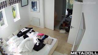 Secret camera records every move in the hotel room