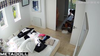 Secret camera records every move in the hotel room