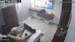 Teddy bear in the bedroom has a working camera inside