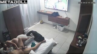 Teddy bear in the bedroom has a working camera inside