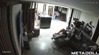 A husband had sex with his wife right on the kitchen table