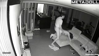 A husband had sex with his wife right on the kitchen table